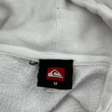 Boardriders Club Quiksilver Spellout Hoodie - Medium White Cotton