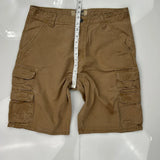 Wrangler Cargo Shorts - 34W 10L Brown Cotton