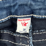 True Religion Skinny Jeans - 28W UK 6 Blue Cotton