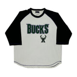 Bucks NBA Long Sleeve T-Shirt - XL Black Cotton