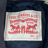 Levis Varsity Jacket - Large Blue Cotton