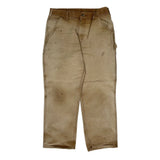 Carhartt Carpenter Trousers - 33W 30L Beige Cotton