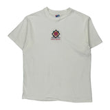 Hanes Graphic T-Shirt - Large White Cotton