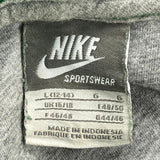Nike Spellout Hoodie - Large Green Cotton