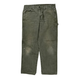 Dickies Carpenter Pants - 34W 29L Green Cotton