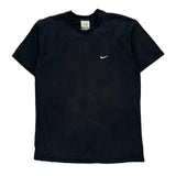 Nike T-Shirt - Medium Black Cotton