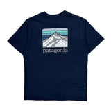 Patagonia Graphic T-Shirt - Small Navy Cotton