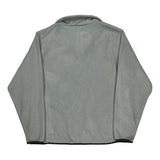 Woolrich Fleece Jacket - Large Gray Polyester