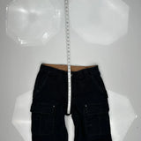 Duluth Cargo Pants - 34W 30L Black Cotton