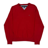 Tommy Hilfiger Jumper - Small Red Cotton