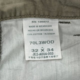 Wrangler Cargo Cargo Trousers - 33W 34L Grey Cotton