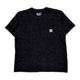 Carhartt T-Shirt - Large Black Cotton