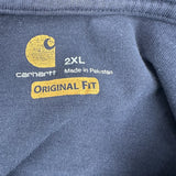 Original Fit Carhartt T-Shirt - 2XL Blue Cotton