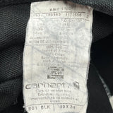 Carhartt Double Knee Overalls - 40W 34L Black Cotton