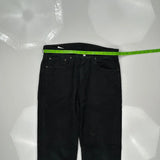 Levis Cord Trousers - 35″ Waist Black Cotton