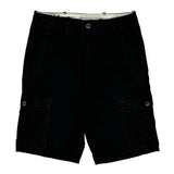Levis Cargo Shorts - 30W 11L Black Cotton