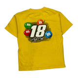 Kyle Busch Nascar T-Shirt - Small Yellow Cotton