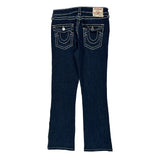 True Religion Boot Cut Jeans - 30W US 4 Dark Wash Cotton Blend