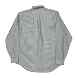 Ralph Lauren Striped Shirt - Large Blue Cotton