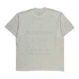 Single Stitch Hanes T-Shirt - Large White Cotton Blend