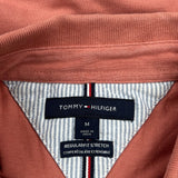 Tommy Hilfiger Polo Shirt - Medium Red Cotton