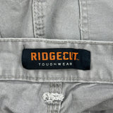Ridgecut Cargo Pants - 34W 31L Gray Cotton