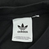 Adidas T-Shirt - Medium Black Cotton