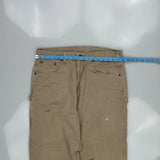 Carhartt Carpenter Trousers - 35W 32L Khaki Cotton