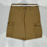Lee Cargo Shorts - 34W 11L Khaki Cotton