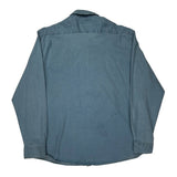 Wrangler Denim Shirt - Large Blue Cotton