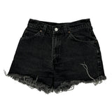 Orange Tab Levis Denim Shorts - 26W UK 6 Black Cotton