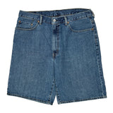 Levis Denim Shorts - 36W 10L Blue Cotton