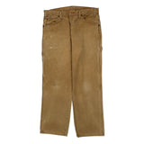 Dickies Carpenter Pants - 34W 30L Brown Cotton