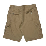 Southpole Baggy Cargo Shorts - 38W 10L Beige Cotton