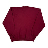 90'S Blank Made In USA Russell Athletic Sweatshirt - XL Burgundy Cotton Blend