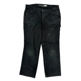 Carhartt Cargo Trousers - 34W 30L Black Cotton