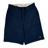 Dickies Chino Shorts - 35W 9L Navy Cotton Blend