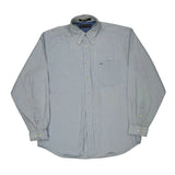 Tommy Hilfiger Shirt - Large Blue Cotton