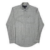 Tommy Hilfiger Checked Shirt - Medium Blue Cotton