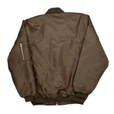 Workwear Unbranded Bomber Jacket - Large Brown Polyester