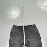 Carhartt Double Knee Carpenter Trousers - 36W 31L Grey Cotton
