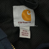 Elizabethtown Schools Buildings & Grounds Carhartt Hoodie - 2XL Navy Cotton Blend