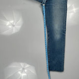 501 Levis Jeans - 35W 32L Blue Cotton