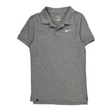 Nike Polo Shirt - XS Grey Cotton