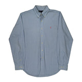 Ralph Lauren Checked Shirt - Medium Blue Cotton