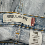 Levis 505 Jeans - 34W 30L Light Wash Cotton