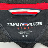 Tommy Hilfiger Spellout Track Jacket - Small Black Polyester