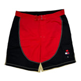 Tommy Trunks Tommy Hilfiger Spellout Swim Shorts - XL Beige Polyester