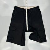 Dickies Cargo Shorts - 34W 11L Black Cotton Blend
