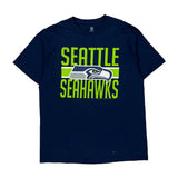 Seattle Seahawks Nfl T-Shirt - XL Blue Cotton
